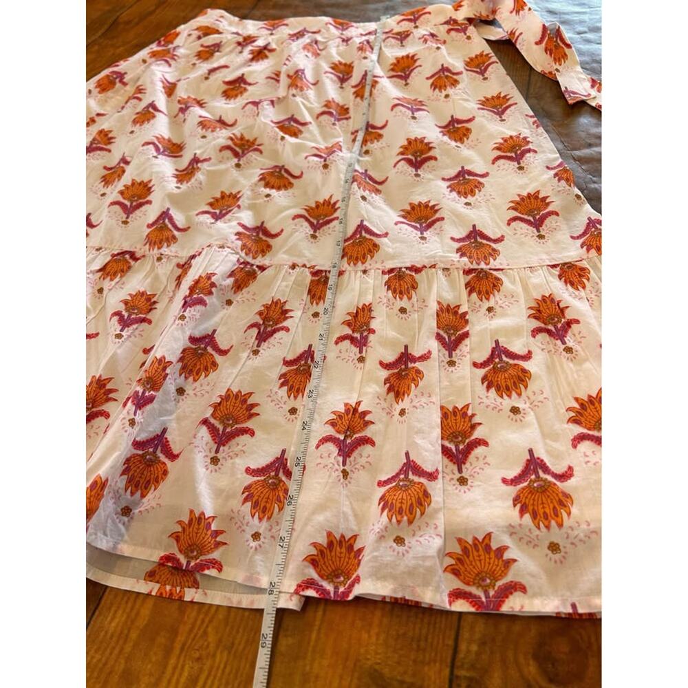Sz 6 - J Crew Faux Wrap Midi Skirt - Picture 5 of 7